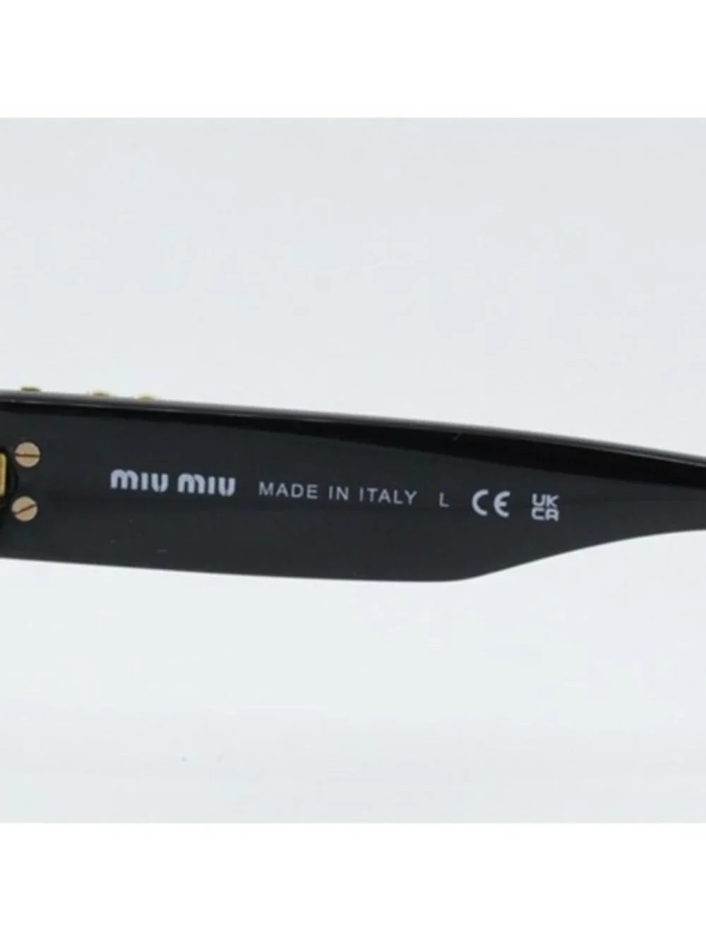 Miu Miu MU04UV 1AB1O1 Eyeglasses Black 52mm Square Frame